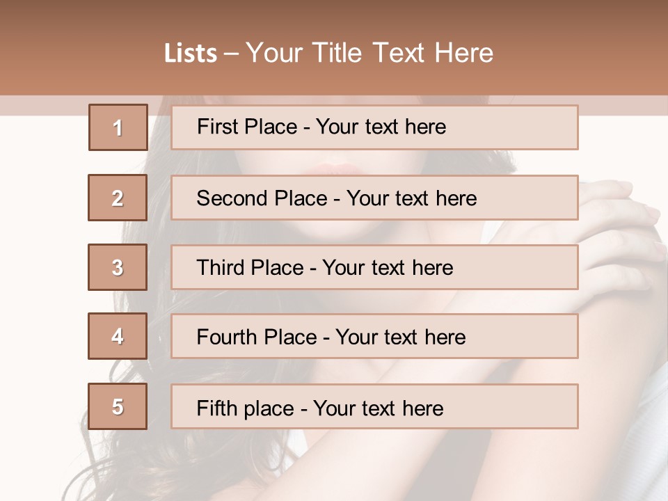 Clean Pretty Sensuality PowerPoint Template