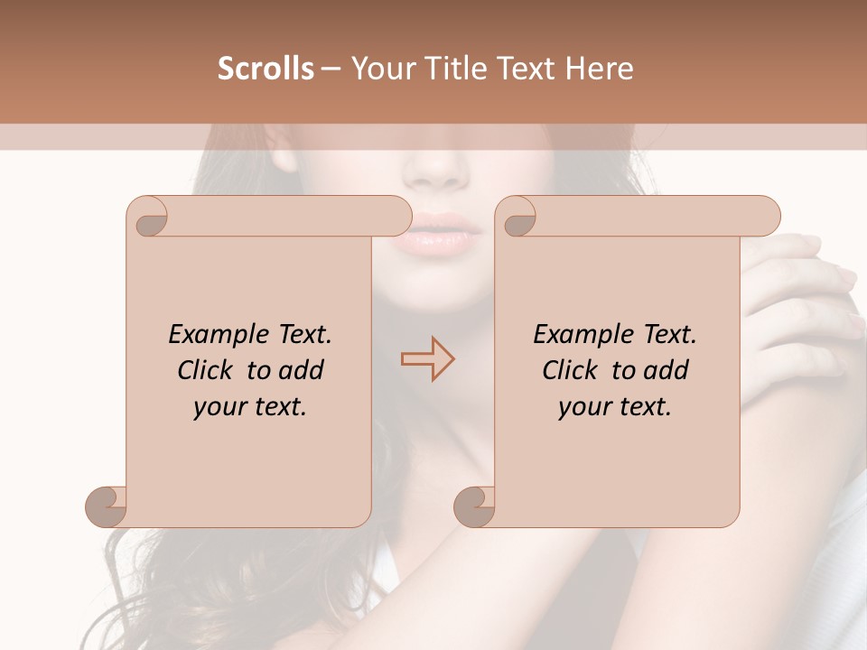 Clean Pretty Sensuality PowerPoint Template