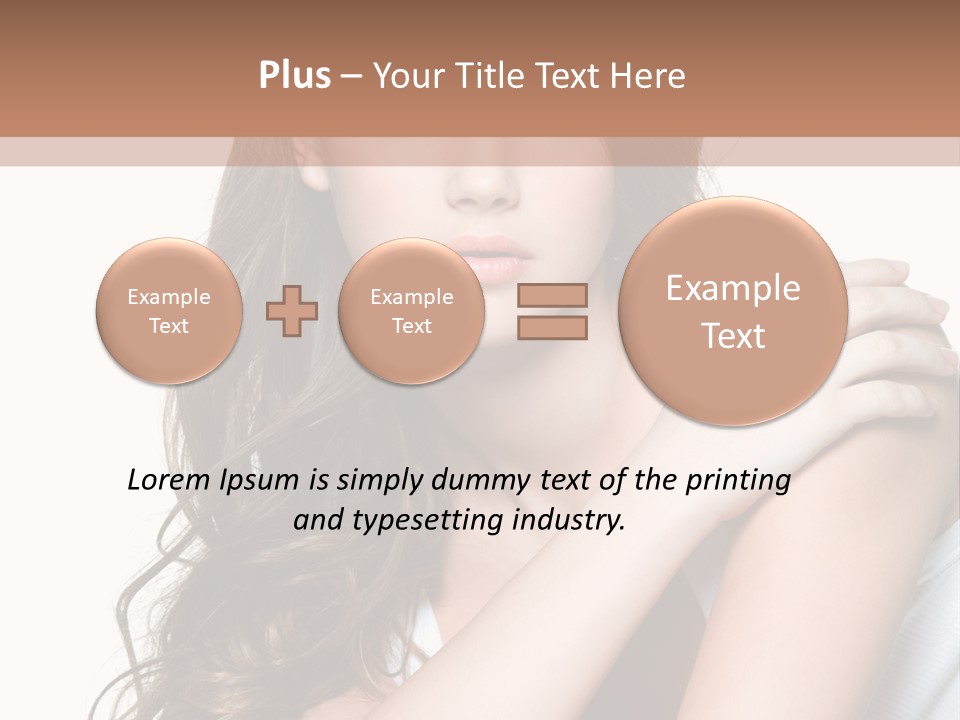 Clean Pretty Sensuality PowerPoint Template