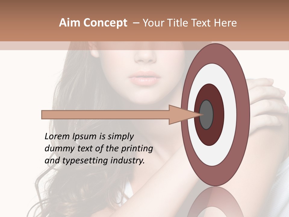 Clean Pretty Sensuality PowerPoint Template