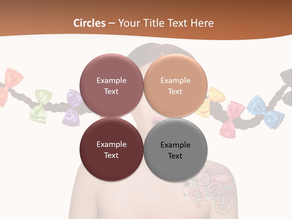 Headshot Girl Pose PowerPoint Template