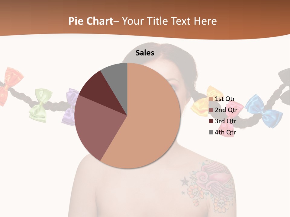 Headshot Girl Pose PowerPoint Template