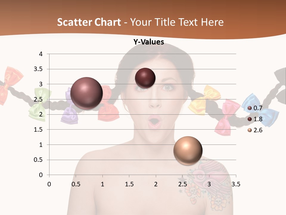 Headshot Girl Pose PowerPoint Template