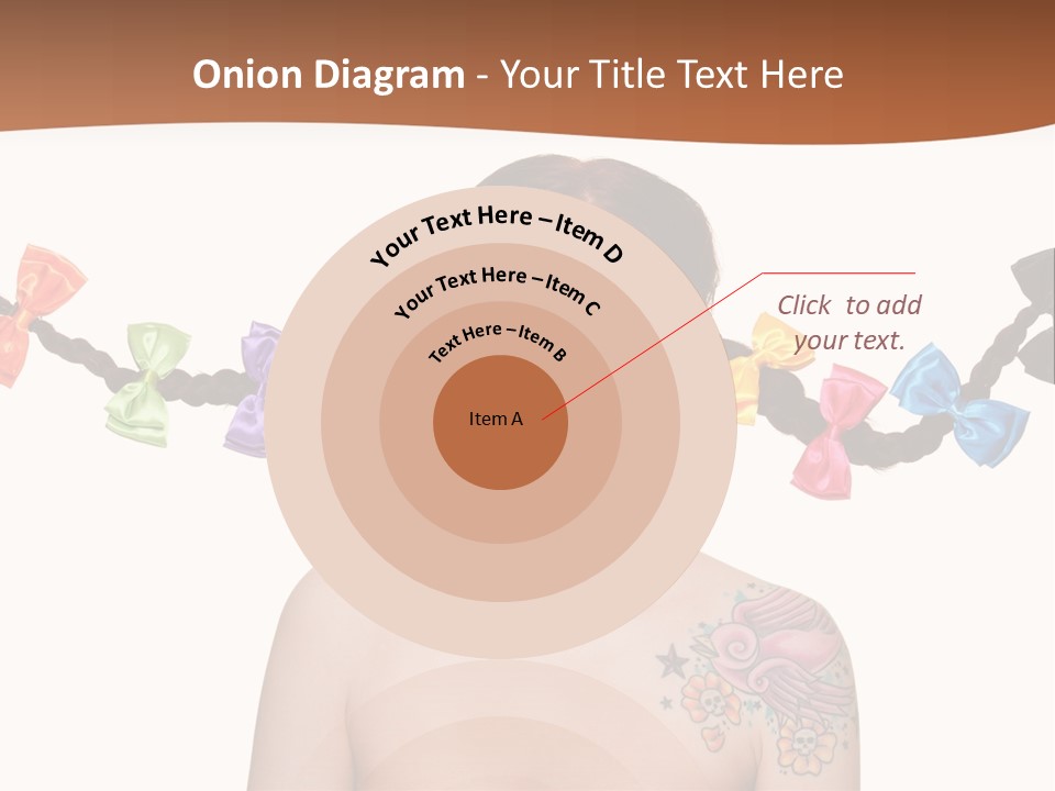 Headshot Girl Pose PowerPoint Template