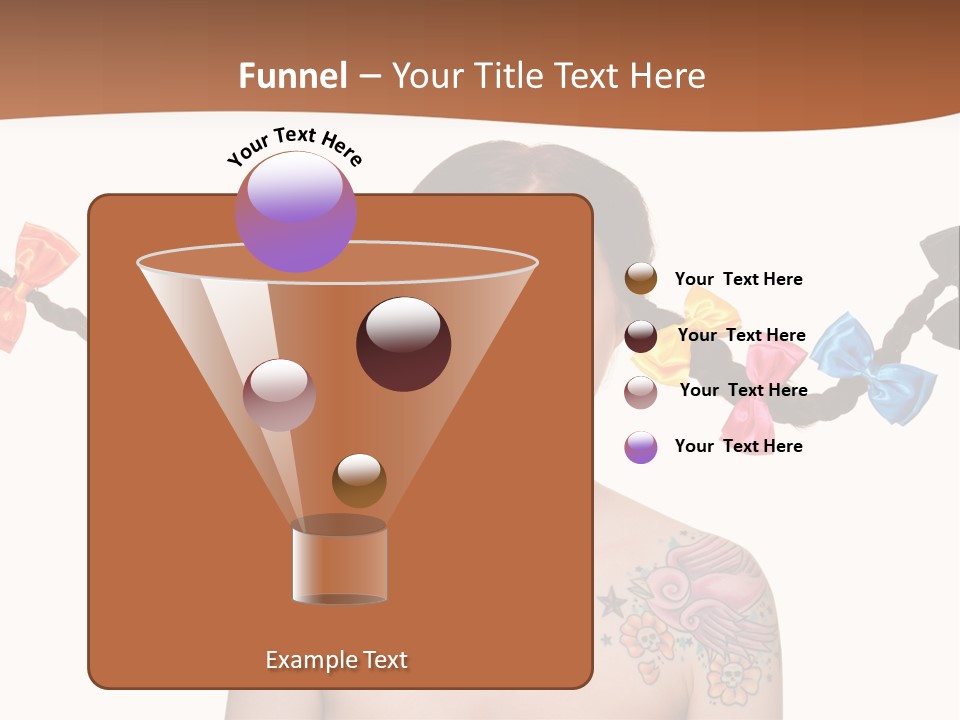 Headshot Girl Pose PowerPoint Template