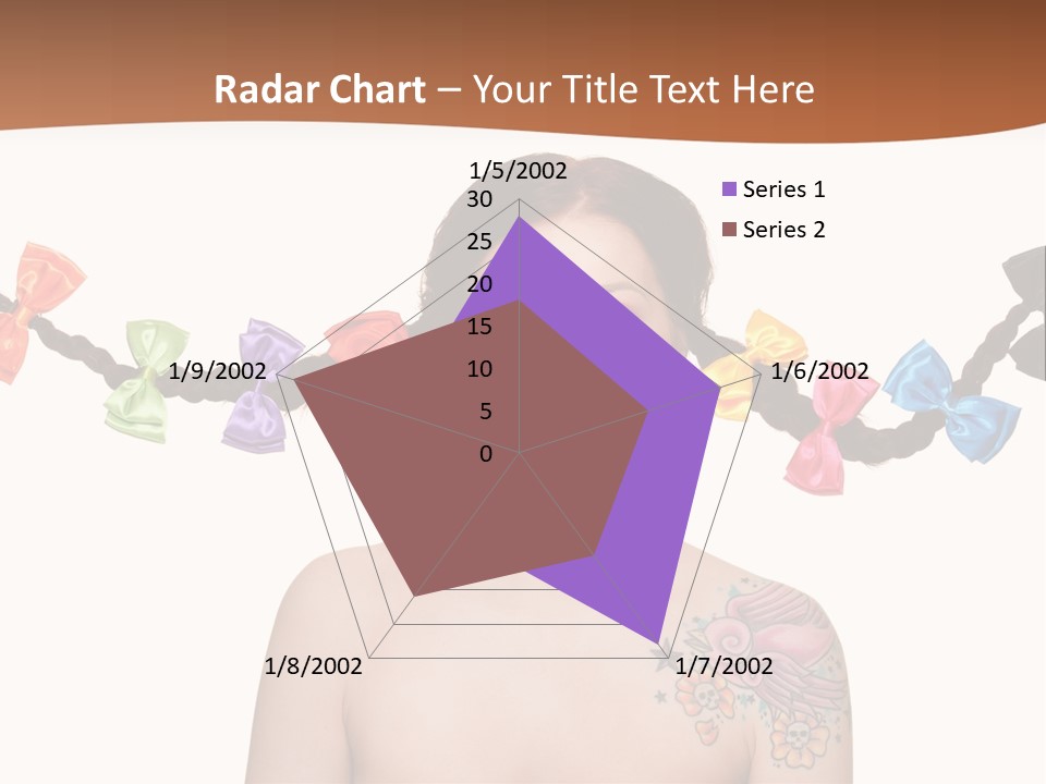 Headshot Girl Pose PowerPoint Template