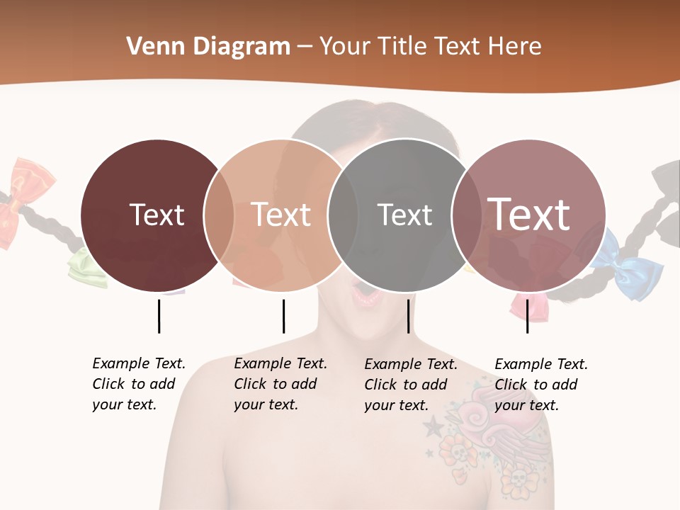 Headshot Girl Pose PowerPoint Template