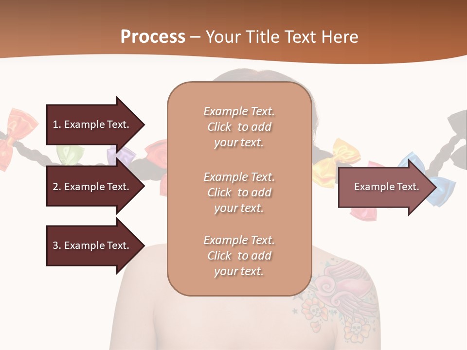 Headshot Girl Pose PowerPoint Template