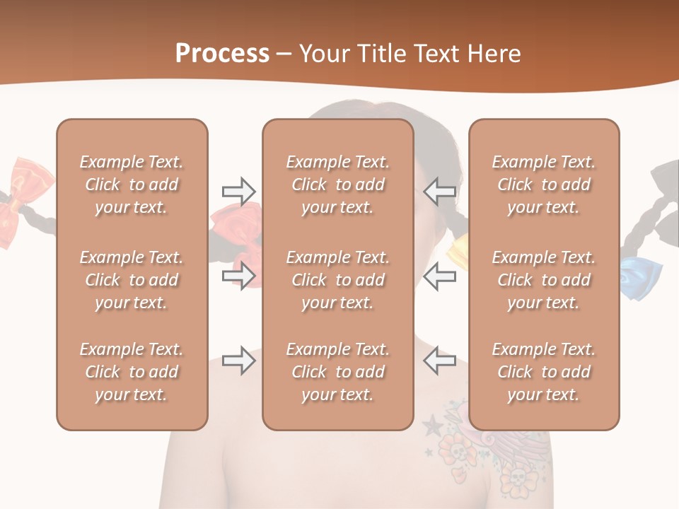 Headshot Girl Pose PowerPoint Template