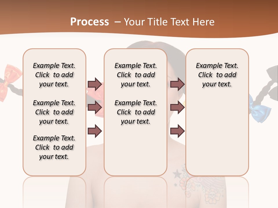 Headshot Girl Pose PowerPoint Template