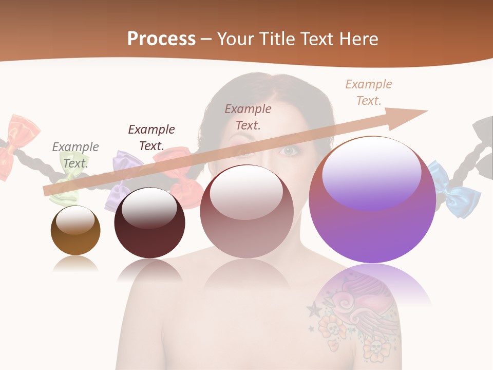 Headshot Girl Pose PowerPoint Template