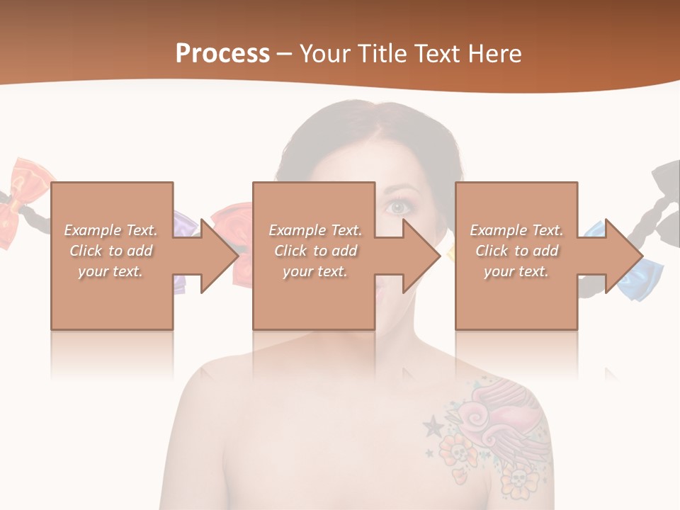 Headshot Girl Pose PowerPoint Template