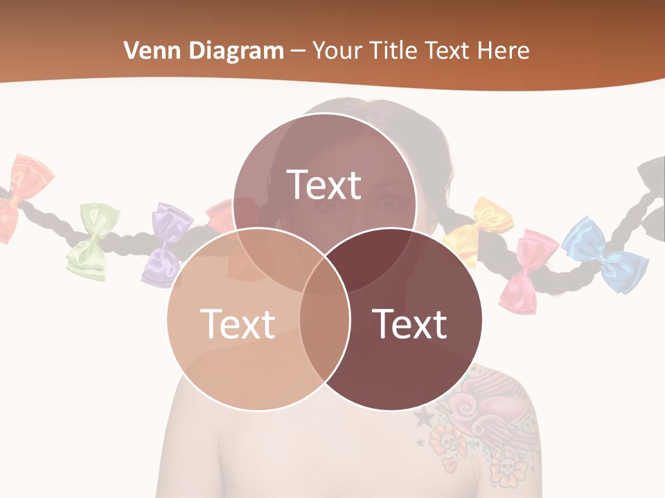 Headshot Girl Pose PowerPoint Template