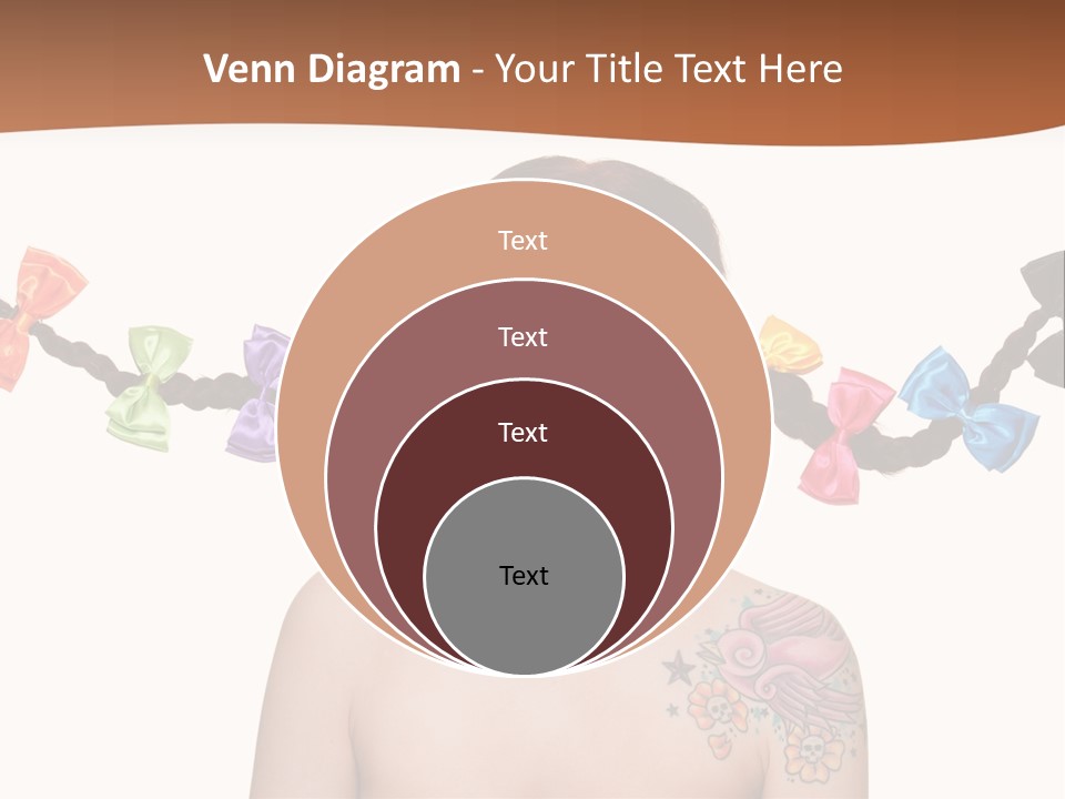 Headshot Girl Pose PowerPoint Template