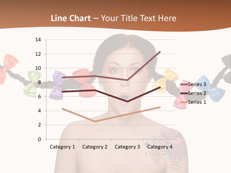 Headshot Girl Pose PowerPoint Template