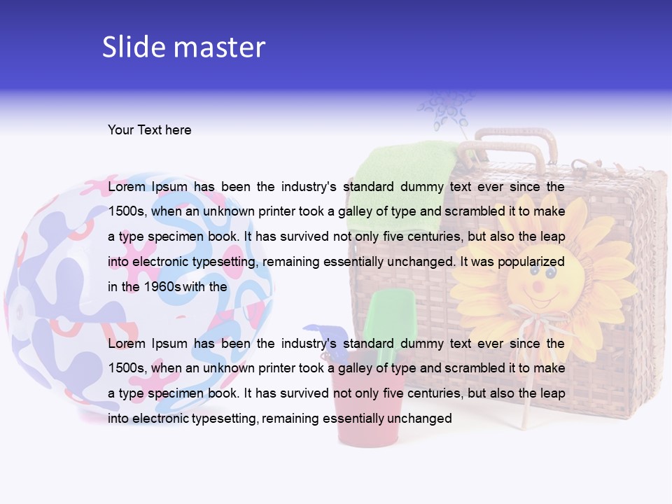 Isolated Old Colorful PowerPoint Template