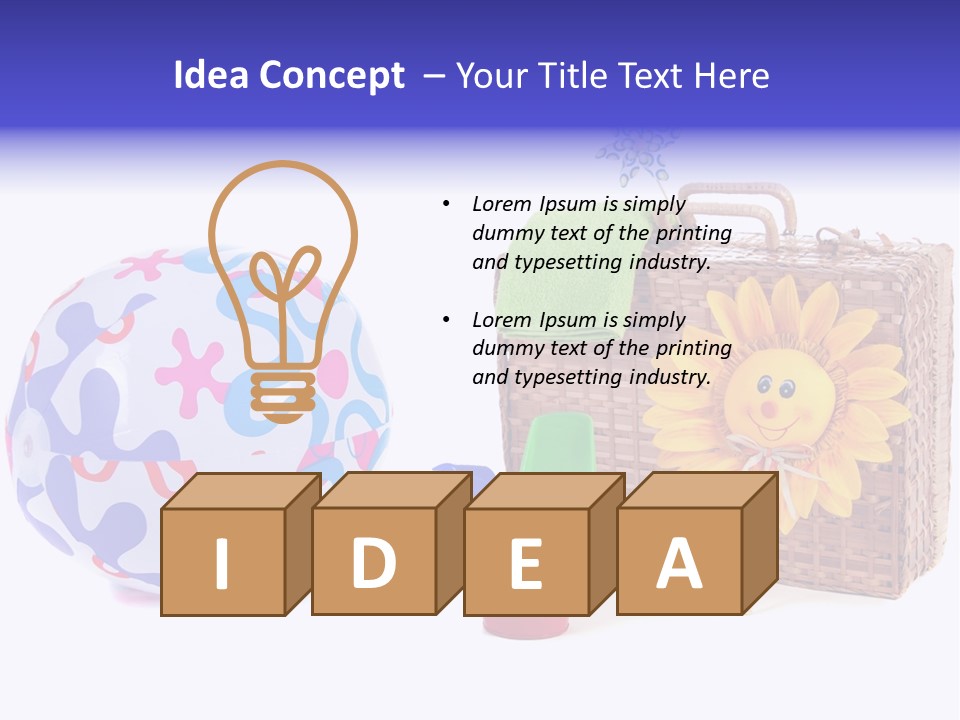 Isolated Old Colorful PowerPoint Template