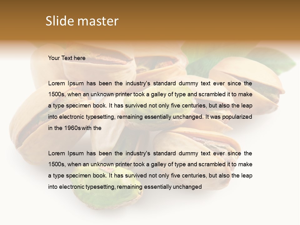 Meal Vegetarian Seed PowerPoint Template