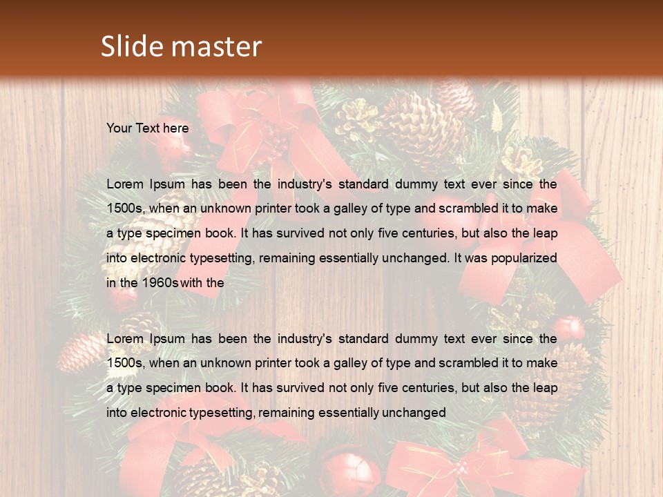 Door Season Ribbon PowerPoint Template