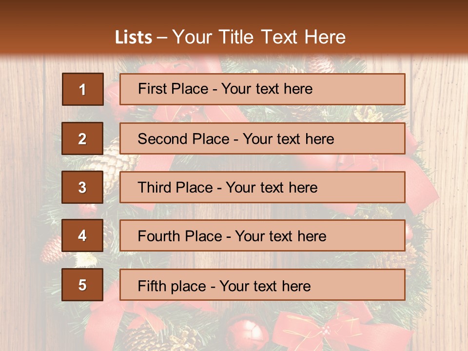 Door Season Ribbon PowerPoint Template