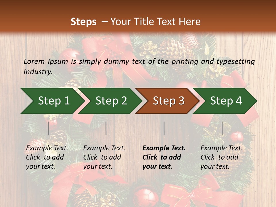 Door Season Ribbon PowerPoint Template