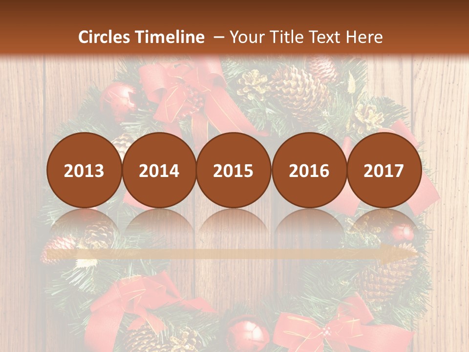Door Season Ribbon PowerPoint Template