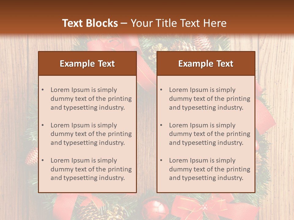 Door Season Ribbon PowerPoint Template
