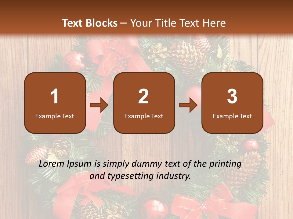 Door Season Ribbon PowerPoint Template