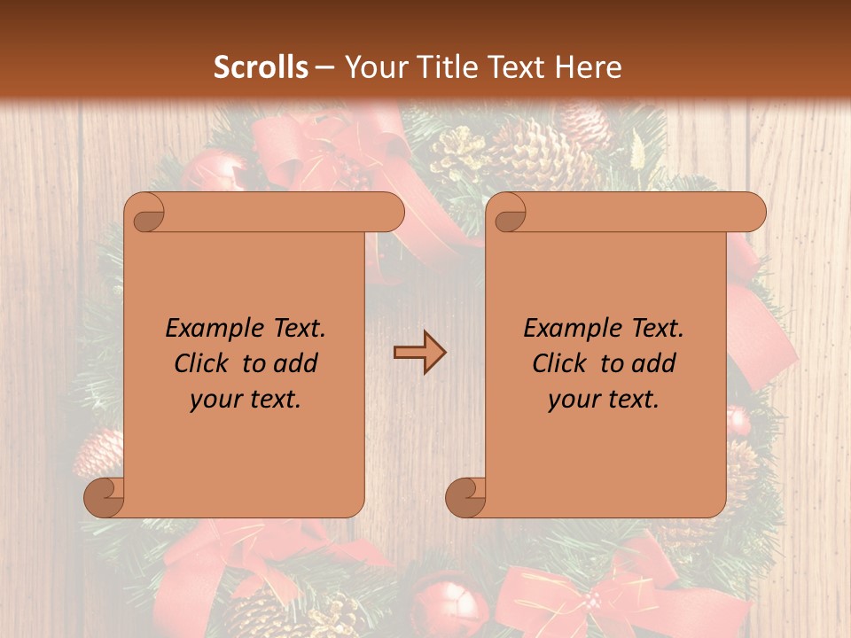 Door Season Ribbon PowerPoint Template