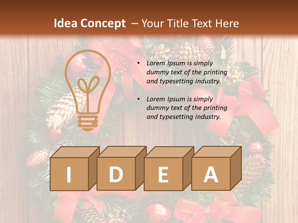 Door Season Ribbon PowerPoint Template