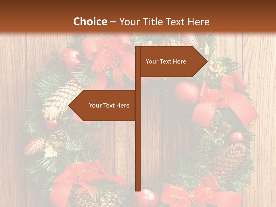 Door Season Ribbon PowerPoint Template