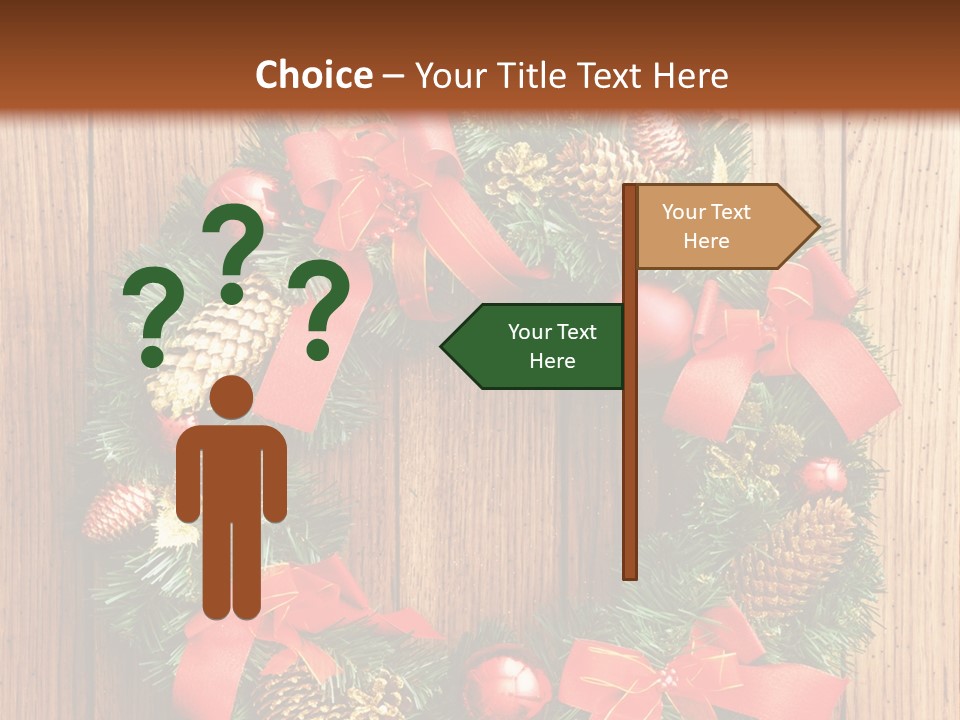 Door Season Ribbon PowerPoint Template