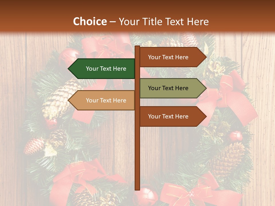 Door Season Ribbon PowerPoint Template