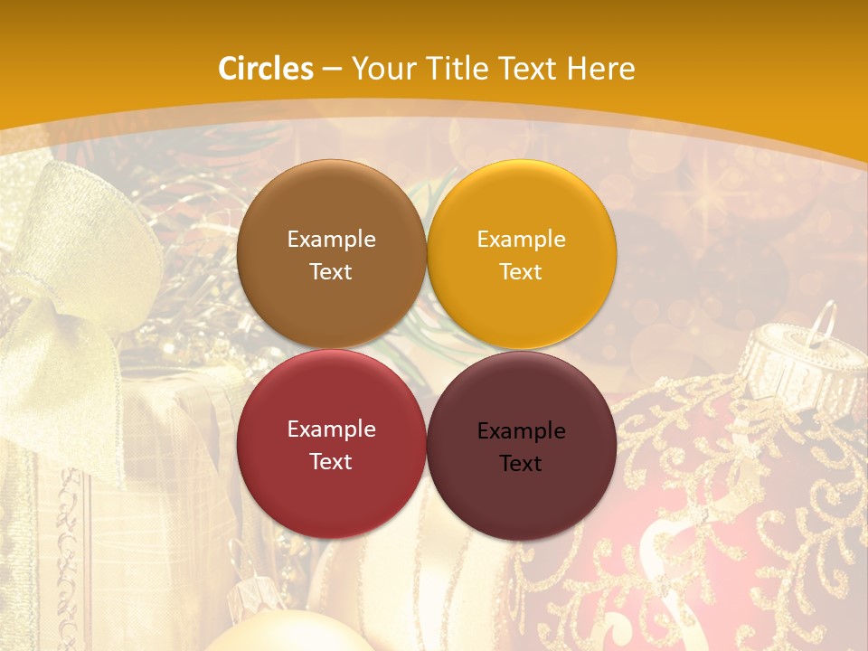 Card Ornament Space PowerPoint Template