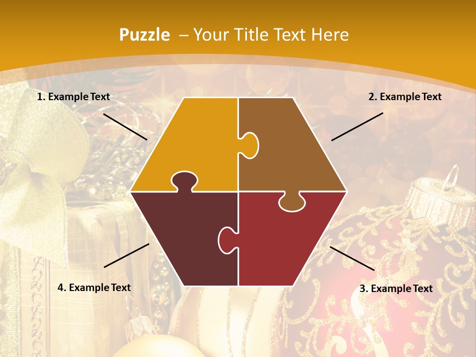 Card Ornament Space PowerPoint Template