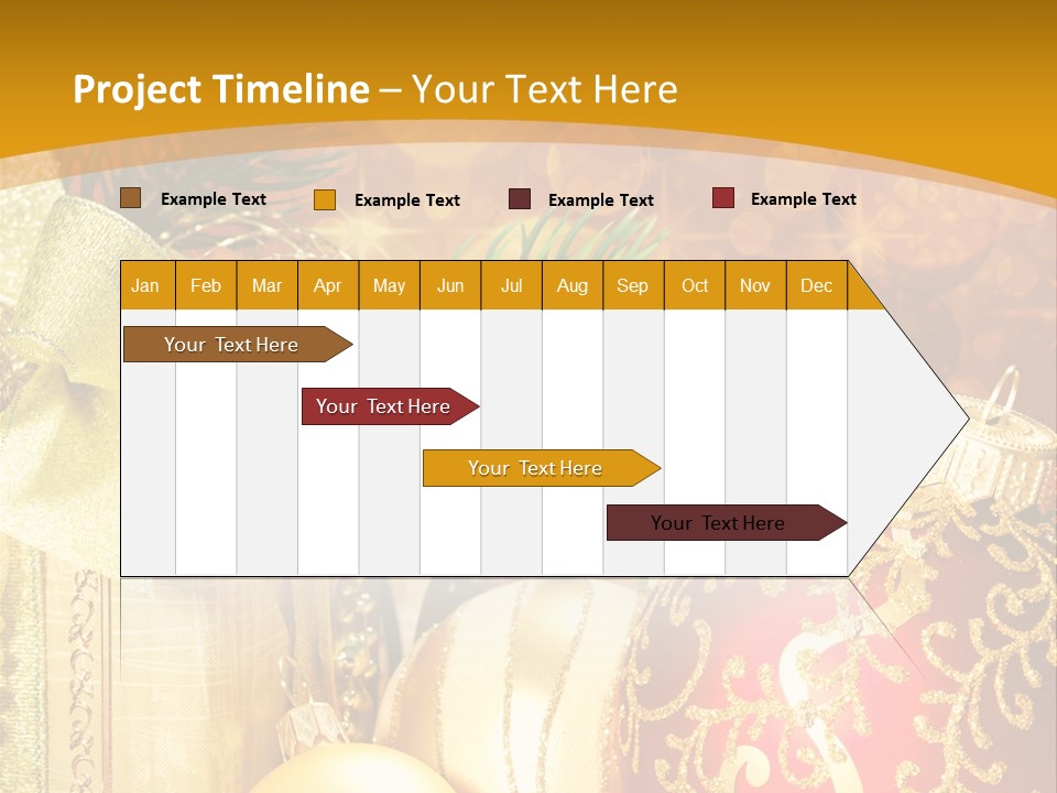 Card Ornament Space PowerPoint Template