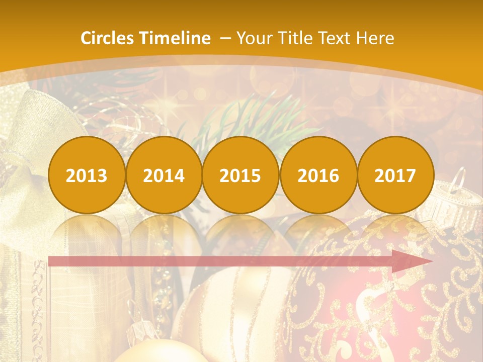 Card Ornament Space PowerPoint Template