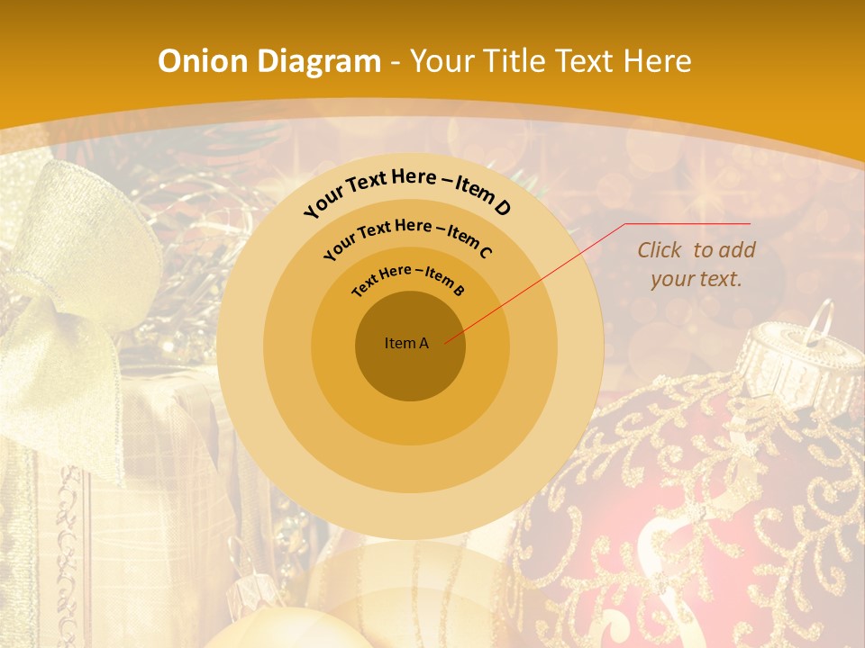 Card Ornament Space PowerPoint Template