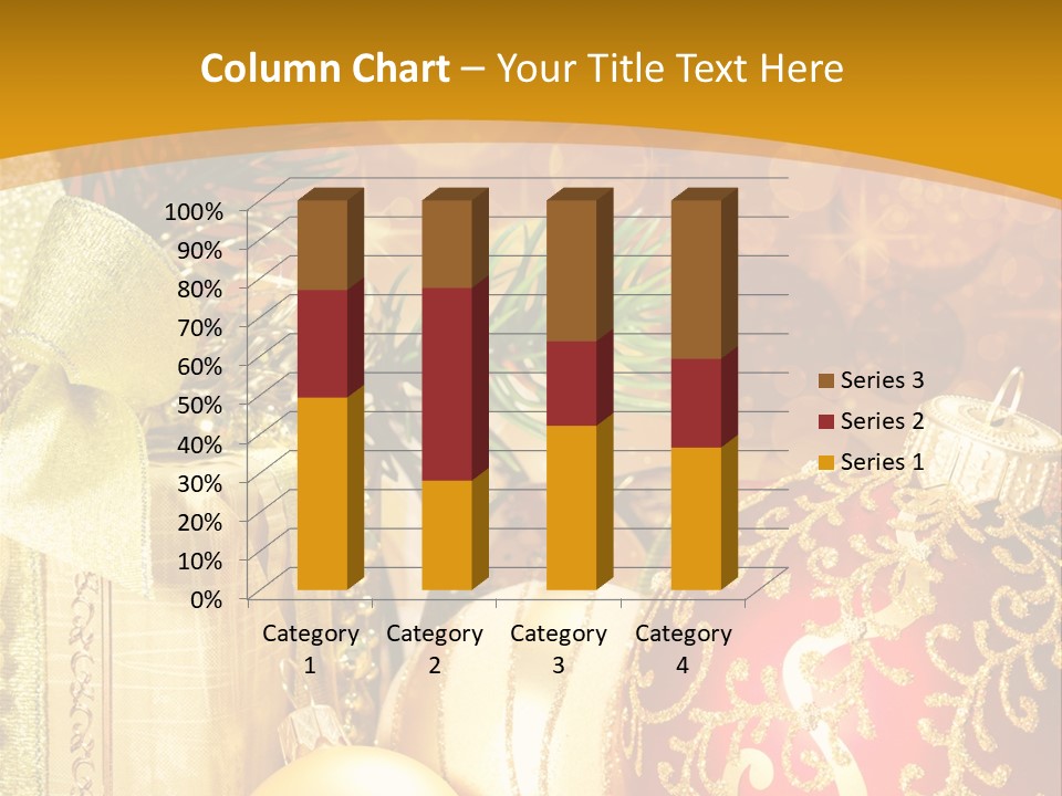Card Ornament Space PowerPoint Template