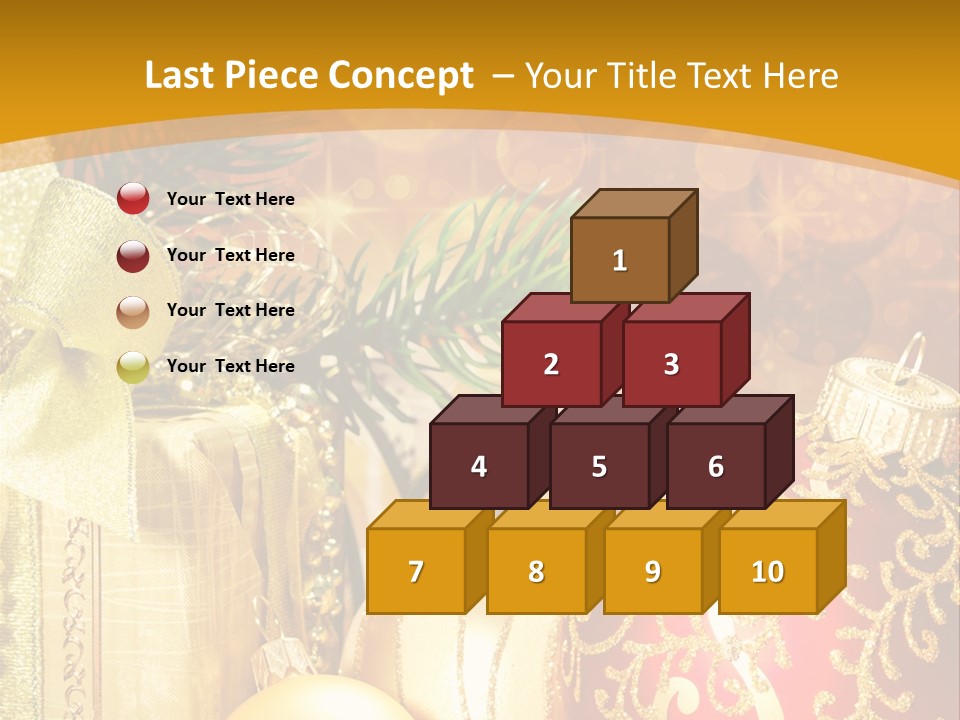 Card Ornament Space PowerPoint Template