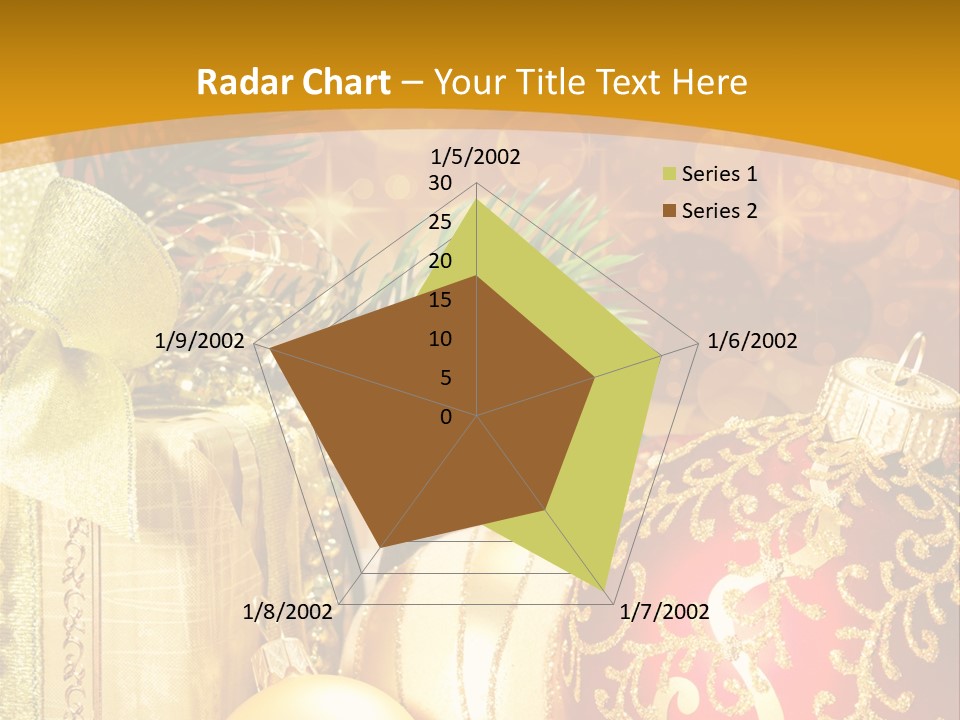 Card Ornament Space PowerPoint Template