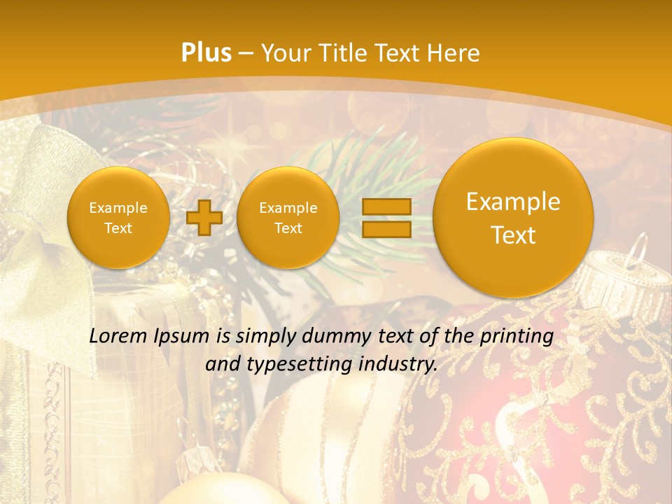 Card Ornament Space PowerPoint Template