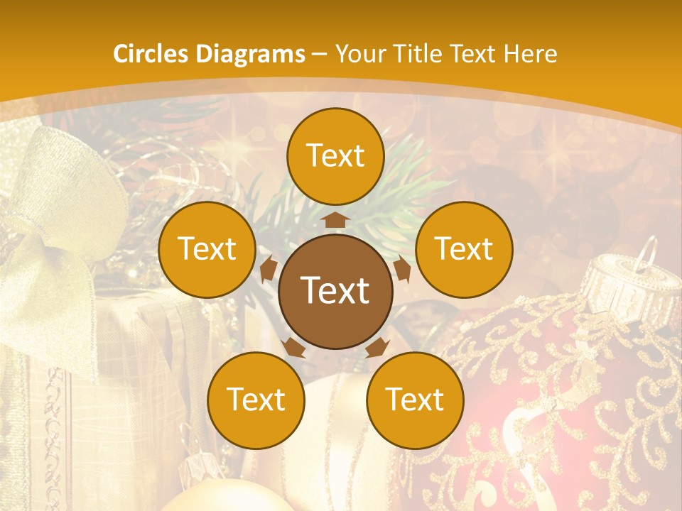 Card Ornament Space PowerPoint Template