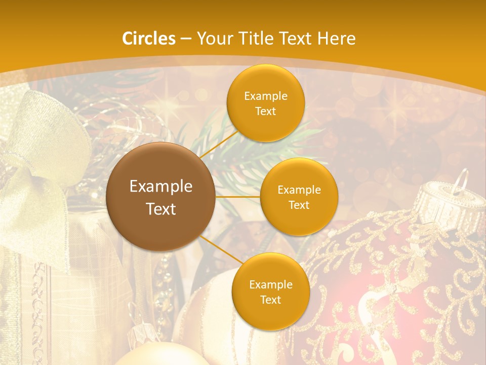 Card Ornament Space PowerPoint Template