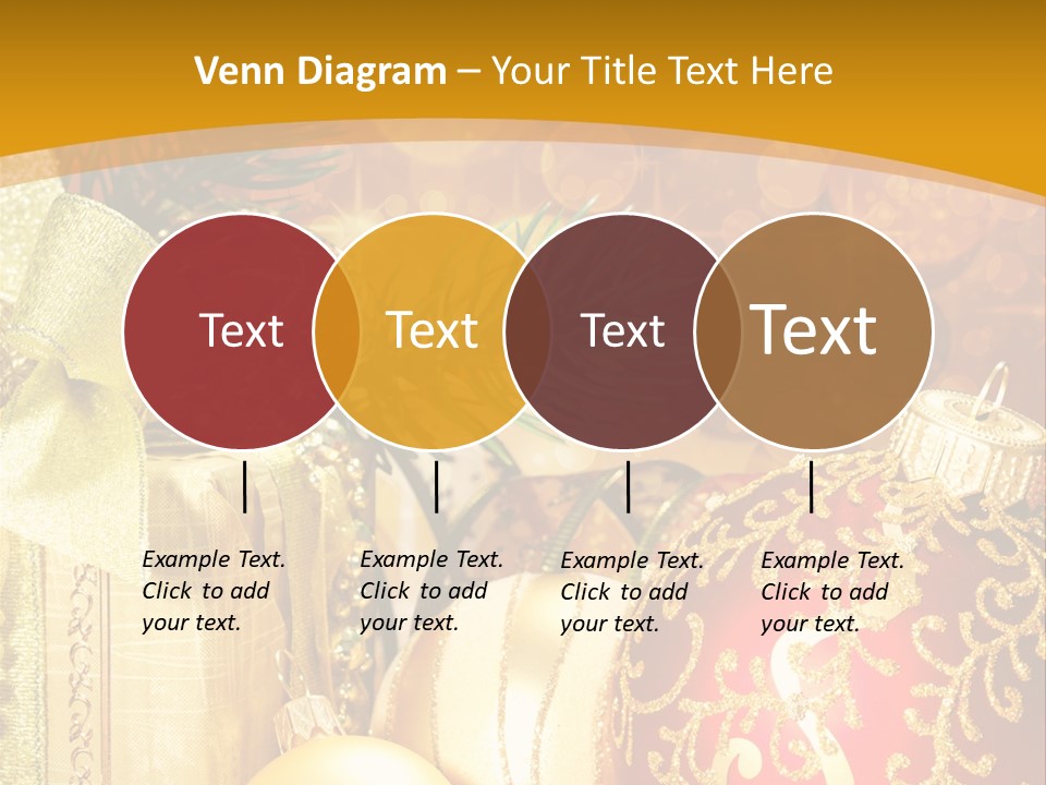 Card Ornament Space PowerPoint Template