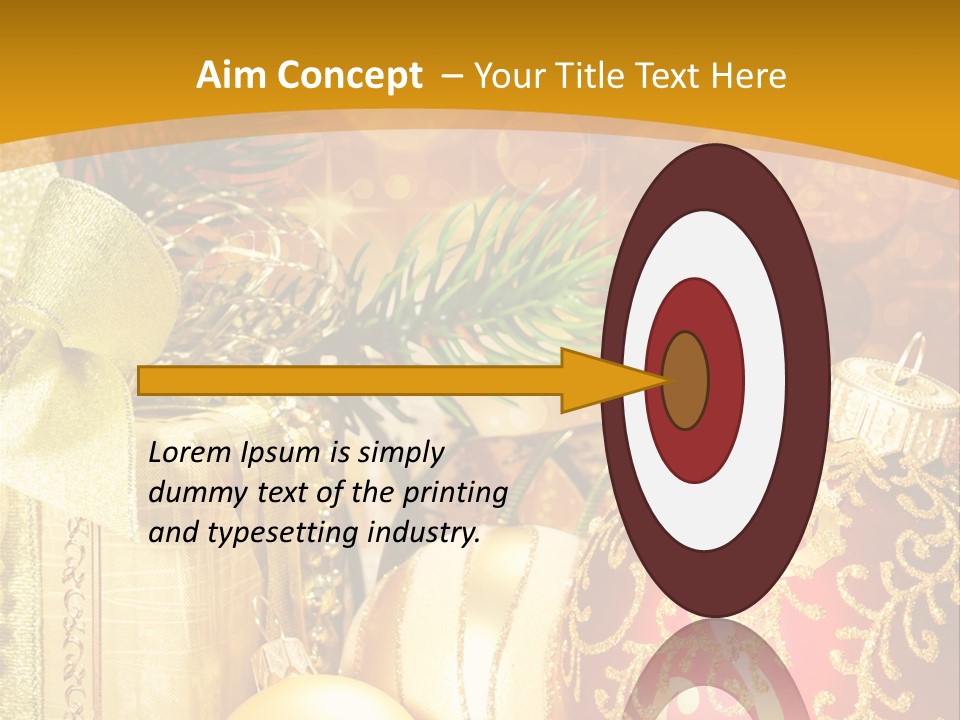 Card Ornament Space PowerPoint Template