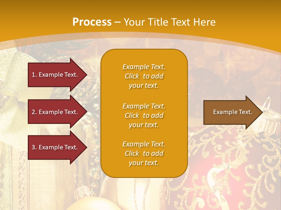 Card Ornament Space PowerPoint Template