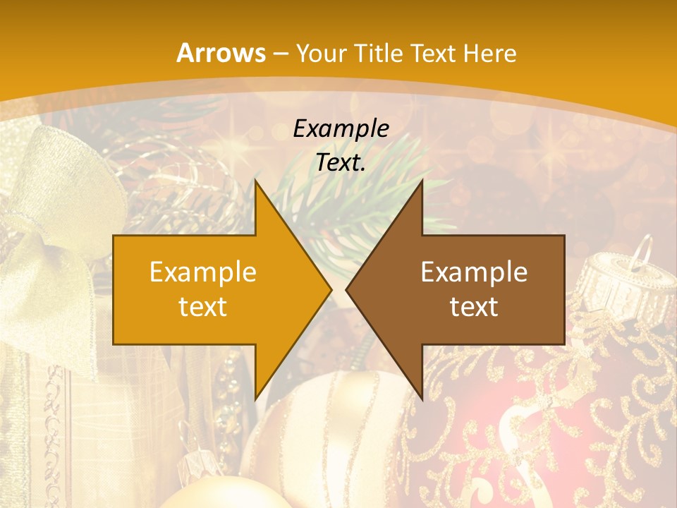 Card Ornament Space PowerPoint Template