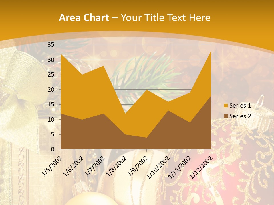 Card Ornament Space PowerPoint Template