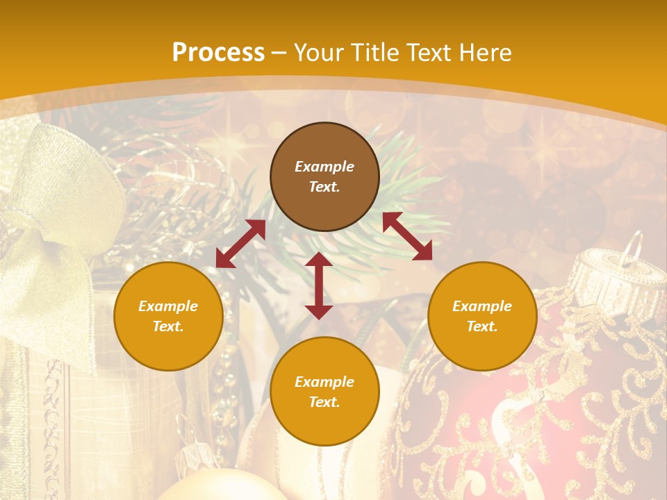 Card Ornament Space PowerPoint Template